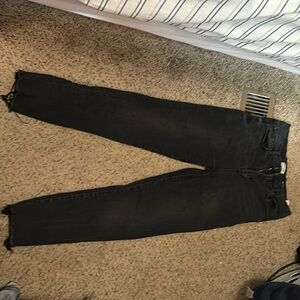 Black boyfriend/bootcut jeans size 6/28